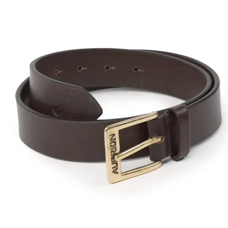 Aubrion 25mm Skinny Leather Belt - Brown